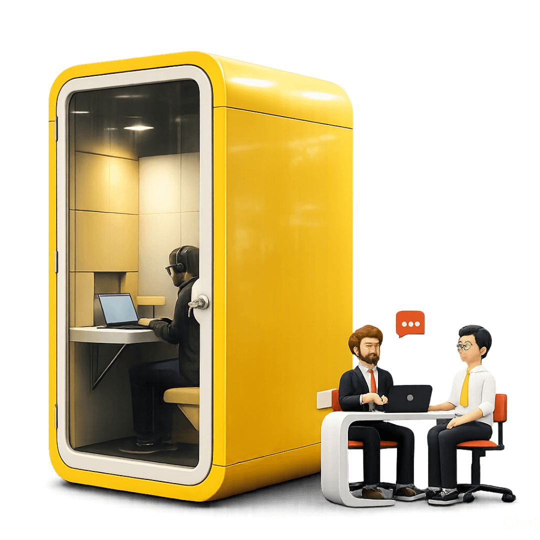 startup workspace privacy pod