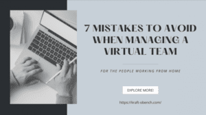 7 mistakes to Avoid when Managing a Virtual Team