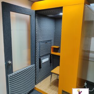 Compact Studio Booth for Voice Recording