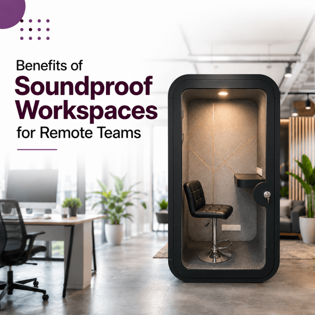 Benefits of Soundproof Workspaces for Remote Teams