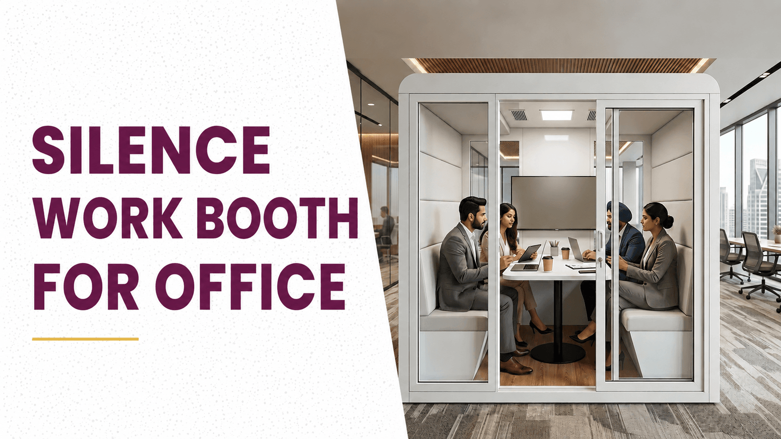 Silent Work Booth for Office