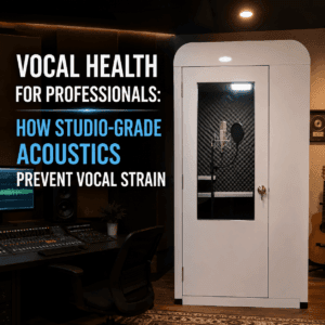 Vocal Health for Professionals: How Studio-Grade Acoustics Prevent Vocal Strain
