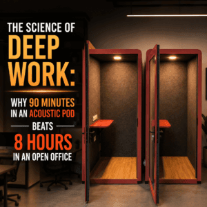 The Science of Deep Work: Why 90 Minutes in an Acoustic Pod Beats 8 Hours in an Open Office
