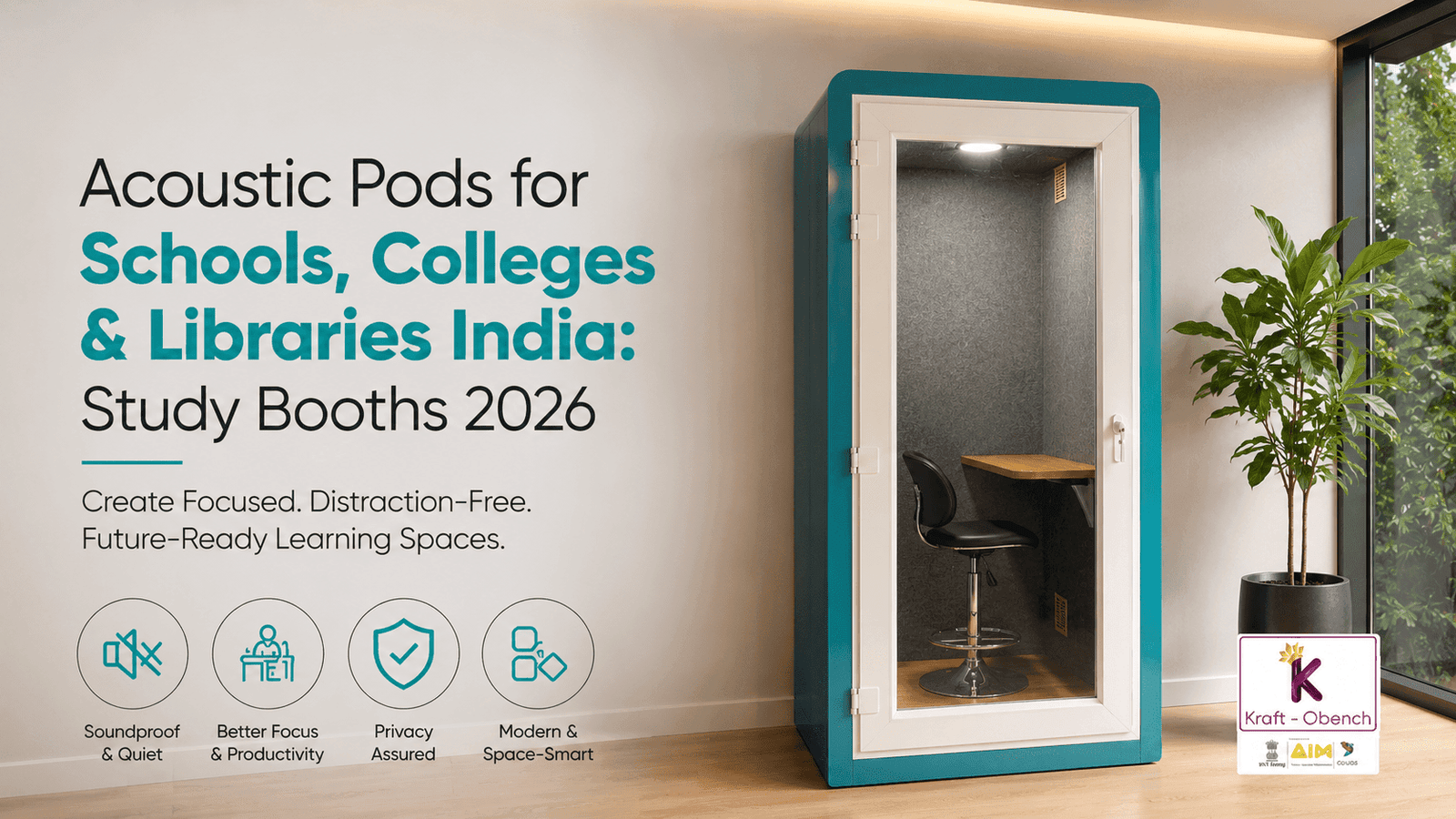 Soundproof Study Pods