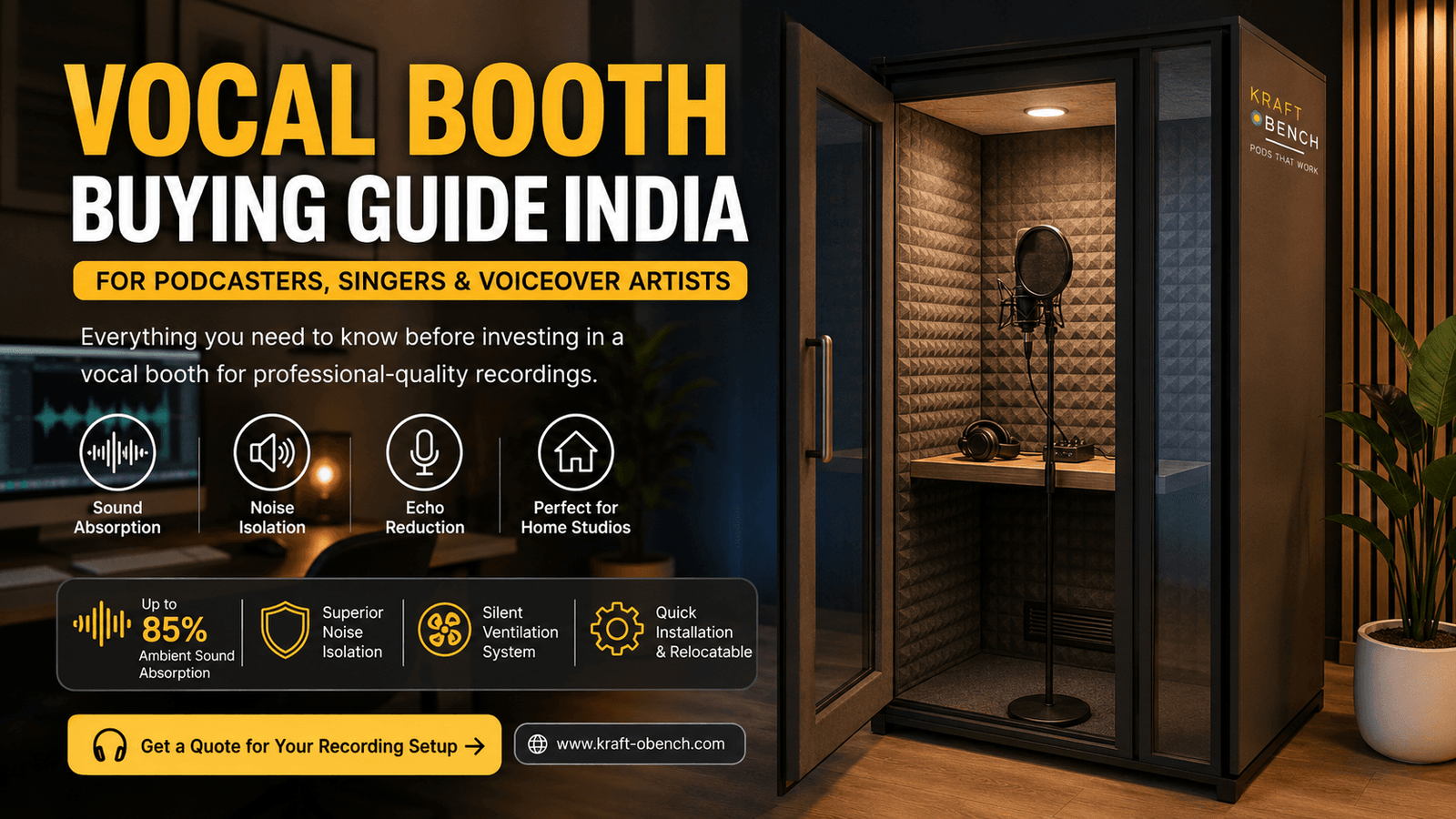 vocal booth buying guide India