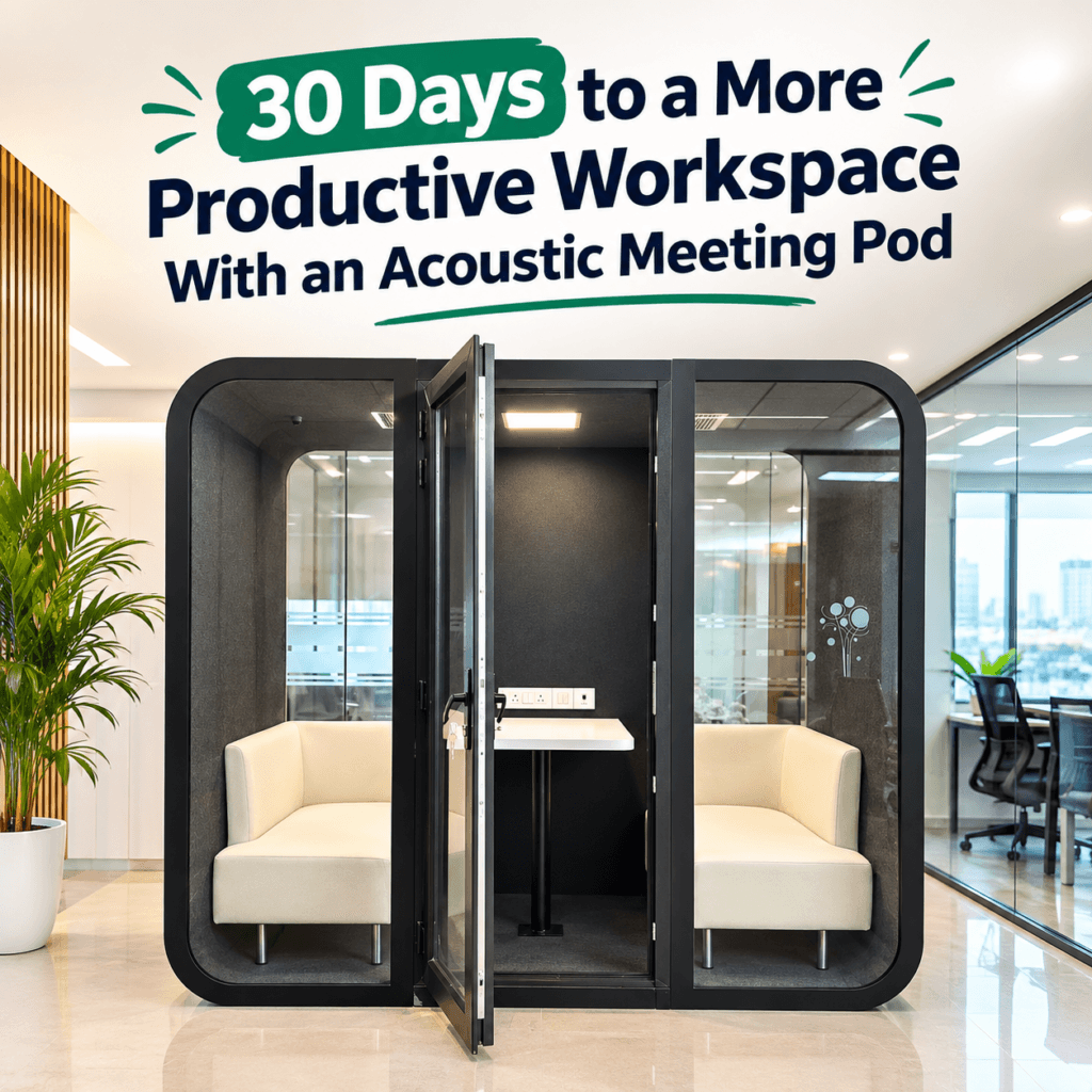 30 Days to a More Productive Workspace With an Acoustic Meeting Pod