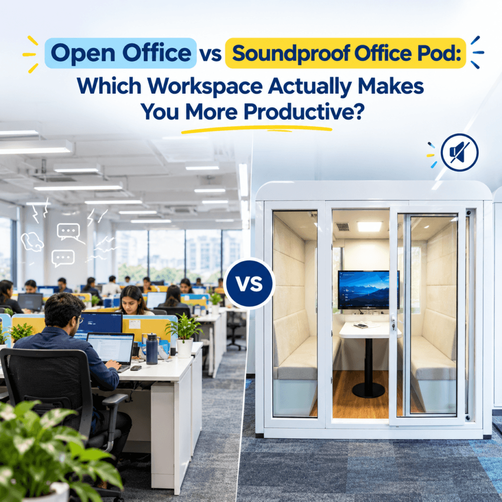 Open Office vs Soundproof Office Pod: Which Workspace Actually Makes You More Productive?