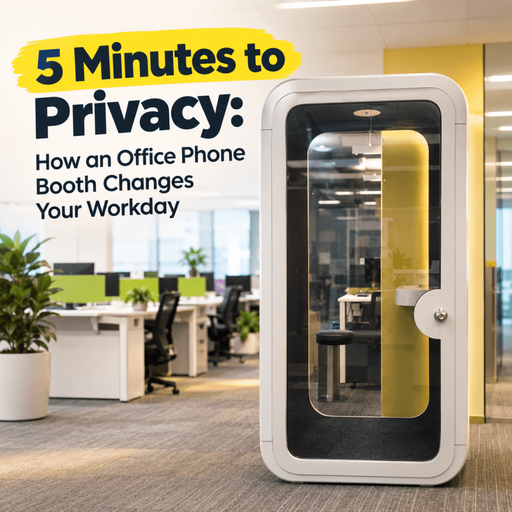 5 Minutes to Privacy: How an Office Phone Booth Can Change Your Workday